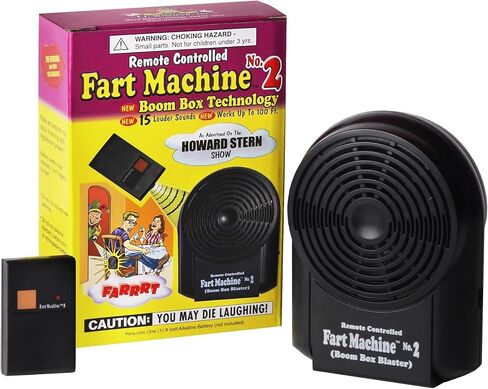 T.J. Wisemen, Inc. Fart Machine #2 - The Original Remote Controlled Fart Machine with Boom Box Technology - 15 Realistic Sounds - Wireless with 100 ft Range in Kuwait