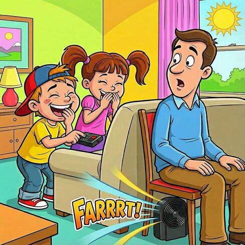 T.J. Wisemen, Inc. Fart Machine #2 - The Original Remote Controlled Fart Machine with Boom Box Technology - 15 Realistic Sounds - Wireless with 100 ft Range in Kuwait