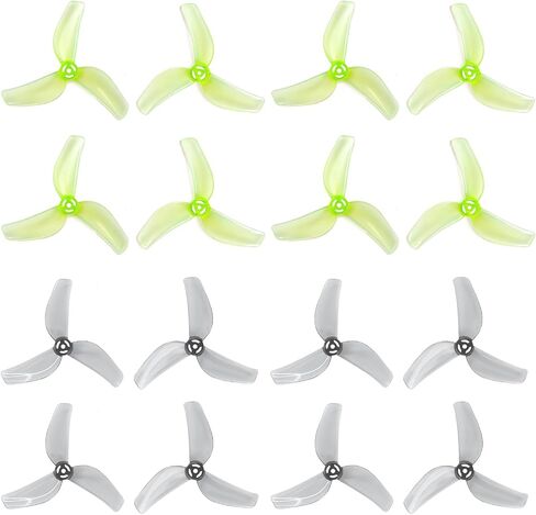 Gemfan 1811 45MM 3-Blade Props with 1.5mm Compatible 1102 Brushless Motor for Tiny Whoop Quadcopter 16pcs in Kuwait