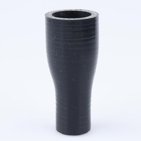 AC PERFORMANCE ID 2" to 1.5" (51mm to 38mm) Straight Reducer Coupler, Length 3" (76mm), 3-Ply Reinforced, Automotive Pure Silicone Hose, Black in Kuwait