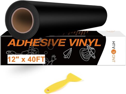 HTVRONT White Permanent Vinyl, Matte White, 12" x 40 FT Adhesive Vinyl Roll in Saudi Arabia
