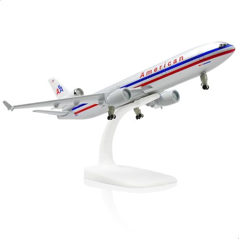MD-11 American 1/300 Diecast Metal Airplane Model with Stand in Saudi Arabia