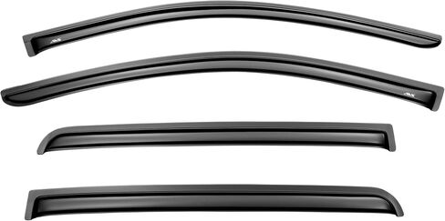 Auto Ventshade [AVS] In-Channel Ventvisor / Rain Guards | Fits 2016 - 2023 Toyota Tacoma Double Cab- Smoke, 4 pc. | 194768 in Kuwait
