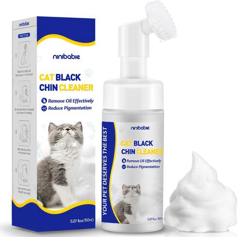 Cat Chin Blackhead Cleaner,2-in-1 Wash and Brush No-Rinse Foaming in Saudi Arabia