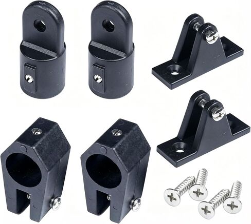 MX Bimini Top Fitting Hardware Set Fit 7/8",Boat Jaw Slide,Cap Eye End,Deck Hinge(6pcs) in Kuwait