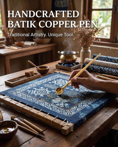 Premium Copper Tjanting Batik Pen for DIY Tie-Dye, and Fabric Crafting in Kuwait