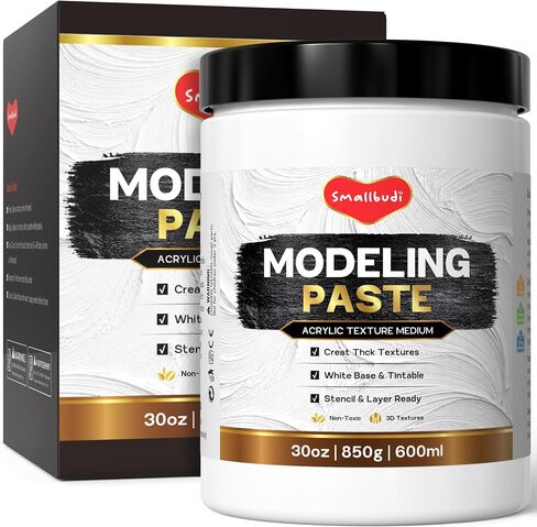 Smallbudi Modeling Paste 600 ml / 30 oz for Acrylic Painting in Saudi Arabia
