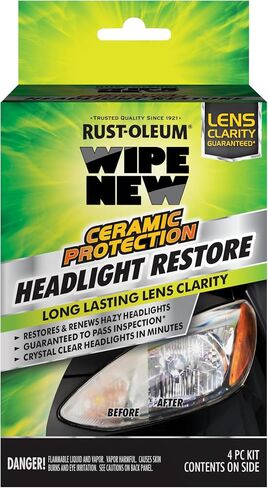 Rust-Oleum HDLCAL Wipe New Headlight Restore, 0.5 FL OZ in Kuwait