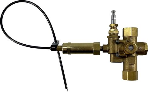 1/2" NPT Combination Pilot Valve, Unloader Valve, Check Valve plus Throttle Control Cable for 8HP - 13 HP Gas air Compressors and Below (140-175 PSI, 36" Throttle Control Cable & Unloader Valve) in Kuwait