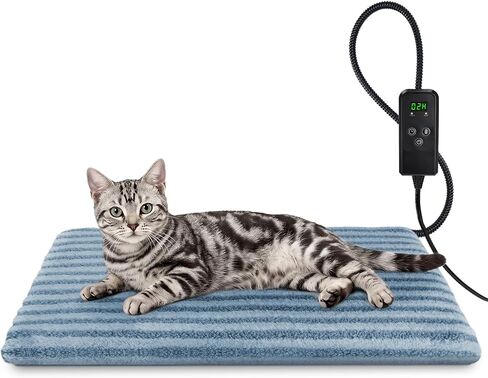 Large Pet Heating Pad, Adjustable Temperature with Timer, 35" x 24" in Kuwait