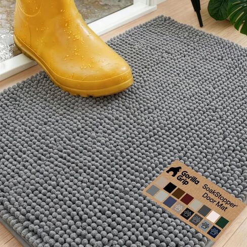 GORILLA GRIP SoakSTOPPER Indoor Door Mat for Dogs with Muddy Paws, 36x24 in Kuwait