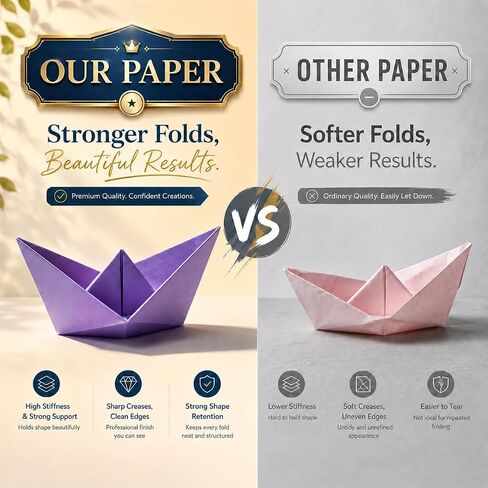 Origami Paper 200 Sheets 6 x 6 Inch Double Sided Colored Craft Paper in Saudi Arabia