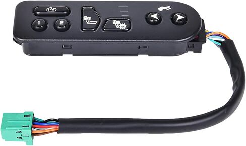 Seat Heater Switch Driver Side Compatible with 2003-2006 Cadillac Escalade Chevy Avalanche 1500 2500 Suburban 1500 2500 Tahoe GMC Yukon XL 1500 2500 Replaces 15116862 15179136 SW8420 901-196 in Kuwait