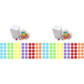 60pcs Chinese Checker Game Replacement Balls,6 Solid Color 14mm Acrylic Marbles for Marble Run, Aggravation Traditional Games in Saudi Arabia