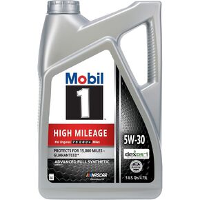 Mobil Full Synthetic Motor Oil 5W-30, 5 Quart in Kuwait
