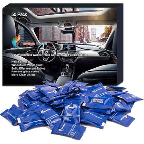 awave bloom 200 Pcs Windshield Washer Fluid Tablets,Wiper Fluid Concentrate,1 Pack Makes 200 Gallons.Window Glass Cleaner, Remove Glass Stains, Clear Vision. (Use With De-icer or Methanol for Winter) in Saudi Arabia