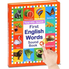 My First English Words Sound Book, 470+ Sounds, 21 Topics, Ages 2-5 in Kuwait