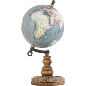 Deco 79 Plastic World Map Globe, Globe 5" x 5" x 10", Brown in Kuwait