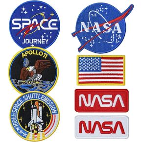 7pcs NASA Patch, Hook and Loop Patches Space in Kuwait