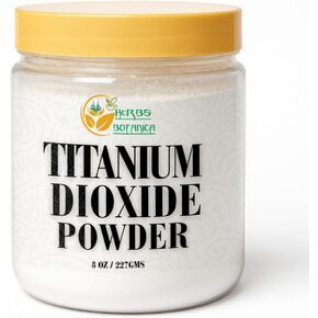 Herbs Botanica Titanium Dioxide Powder, White Pigment, 8 oz in Kuwait