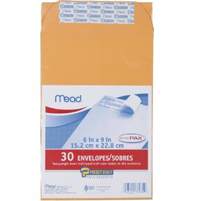 Mead Press-It Seal-It Envelopes, 10 x 13 Inches, Office Pack 20 Count (76088) in Saudi Arabia