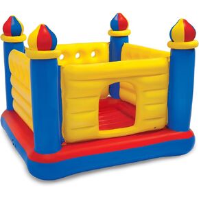 Intex Inflatable Colorful Jump-O-Lene Castle Bounce House, for 2 Kids Ages 3-6 - Large Blow-Up Indoor Outdoor Children's Bouncer Jumper Playhouse in Saudi Arabia