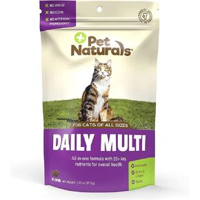 Pet Naturals Daily Multivitamin Soft Chews for Cats, Fish Flavor, 30 Count in Kuwait