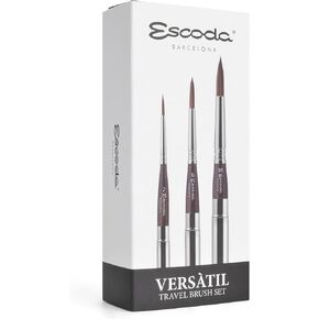 Escoda Versatil 1541 Series Artist Watercolor and Acrylic Paint Brush, Short Handle, Filbert, Size 6 in Saudi Arabia