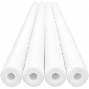 Foam Noodles 35" x 2.5", Hollow Tube, Multi-Purpose Pool Noodles for DIY Crafts, Pipe Insulation, Pool, Beach & More, Durable Foam Tubes 4 Pack in Kuwait