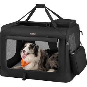 Feandrea Collapsible Soft Dog Crate, Portable Travel Carrier, 48 Inches in Saudi Arabia