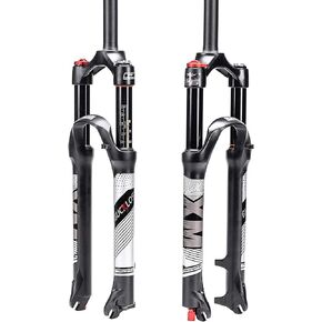 BUCKLOS 26/27.5/29 Travel 120mm MTB Air Suspension Fork, Rebound Adjust 1 1/8 Straight/Tapered Tube QR 9mm Manual/Remote Lockout XC AM Ultralight Mountain Bike Front Forks in Saudi Arabia