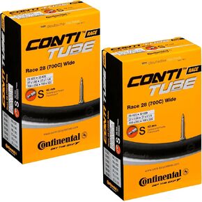 Continental Race 28" Wide 700x25-32c Inner Tubes - 42mm Presta Valve (Pack of 2 w/Conti Sticker) in Saudi Arabia