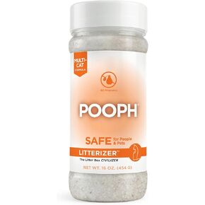 POOPH Litterizer Cat Litter Odor Eliminator Additive, 16 fl oz Bottle in Kuwait