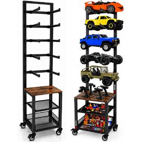 RC Car Stand, Adjustable RC Car Storage Rack, Heavy Duty Shelf for Remote Control Cars & Aceesories, Multi-Layer Workstation Rack in Kuwait