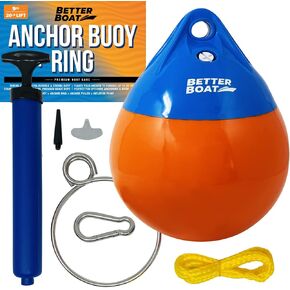 Anchor Buoy & Retrieval Ring Vinyl Boat Bouy Balls Round Boat Mooring Buoys, Bumper or Marker and Anchor Float Ball Floating Pick Up for Rope Line Crab Pot Puller or Inflatable Dock Sea & Lake in Saudi Arabia