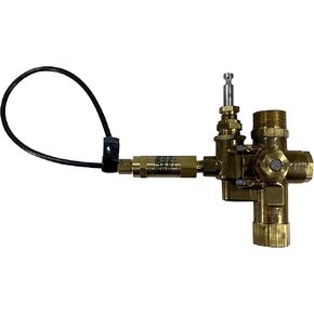 3/4" Compression Top Inlet X 1/2" FNPT Outlet, Pilot Unloader Check Valve, Throttle Control for MAX 6.5HP Gas air Compressors (095-125 PSI, 12" Throttle Control Cable & Unloader Valve) in Saudi Arabia