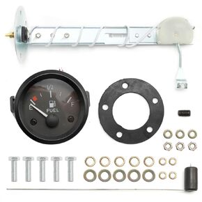2" 52mm Car Fuel Level Gauge Meter w/ Fuel Sensor E-1/2-F Pointer 12V Universal in Saudi Arabia