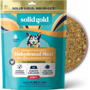 Solid Gold Dehydrated Chicken & Pumpkin Dog Food - Just Add Water Makes 4LB in Kuwait