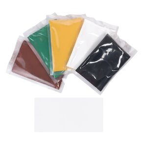 EZ-Tint 5-Pack - 10 g Each of Black, Brown, Green, White, & Yellow - Highly-Concentrated, Finely-Ground Pigment Powders for Tinting Instant Install 29 & All Other Epoxies/Polyesters in Kuwait