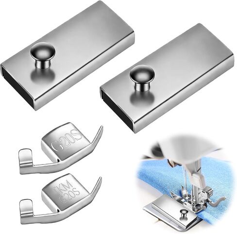 2PCS Magnetic Seam Guide, Sewing Machine Magnet Set, Universal Magnetic Seam Guide for Straight Line & Curved Seams, Sewing Machine Accessories for Home Sewing & Clothing Industry (2 Pcs) in Kuwait