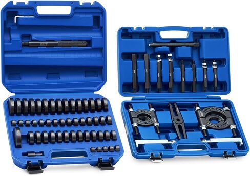 OMT Bearing Puller Set, 5 Ton Capacity Bearing Separator, Pinion Wheel Bearing Removal Kit with 2" and 3" Jaws, Wheel Hub Axle Puller Set, Heavy Duty Bearing Splitter Tool Kit with Case in Kuwait