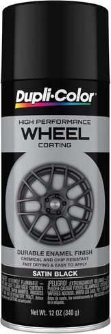 Dupli-Color HWP104 Black High Performance Acrylic Enamel Wheel Paint - 12 oz. in Kuwait
