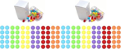 60pcs Chinese Checker Game Replacement Balls,6 Solid Color 14mm Acrylic Marbles for Marble Run, Aggravation Traditional Games in Saudi Arabia
