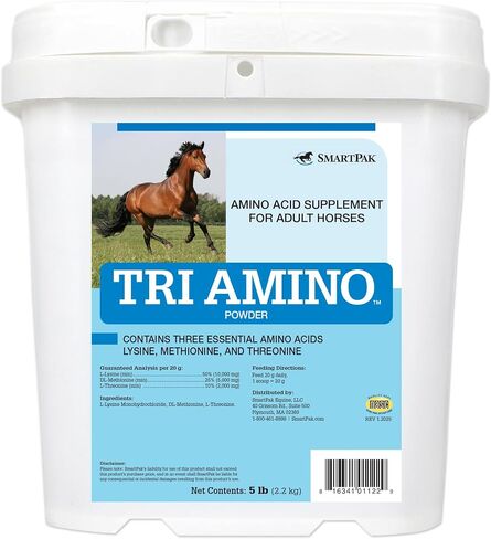 Uckele Tri Amino Horse Supplement - Equine Vitamin & Mineral Supplement - 5 Pound (lb) in Saudi Arabia