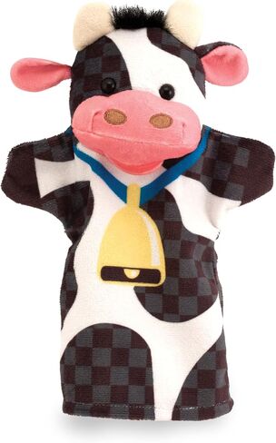 Melissa & Doug Farm Friends Hand Puppets (Set of 4) - Cow, Horse, Sheep, and Pig in Kuwait