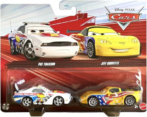 Cars Disney Jeff Gorvette and Pace 1:55 Metal Cars - Set of 2 in Saudi Arabia