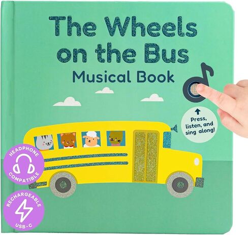 Cali's Books Wheels on the Bus Music Book for Toddlers 1-3 Years Old in Kuwait