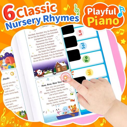Spanish & English Bilingual Sound Book for Toddlers 2-5, 300 Words in Kuwait
