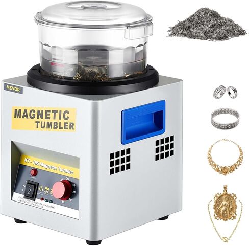 VEVOR Magnetic Tumbler 180 mm 2000 RPM KT-185 Jewelry Polisher Tumbler in Kuwait