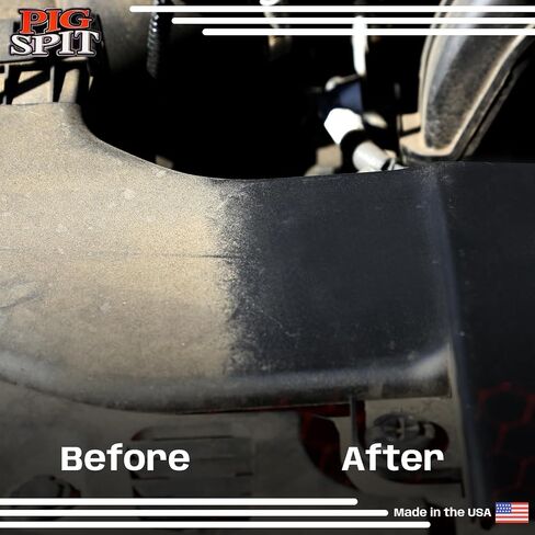 Pig Spit PSO Spit Original for Use on Motors, Transmissions, Vinyl and Black Plastic Trim Components and Tires, 9 oz, Single in Saudi Arabia
